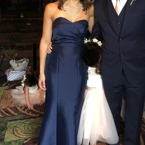 Navy bridesmaid dress